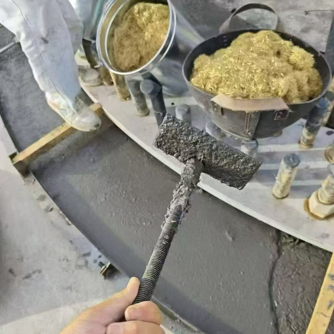 蝶山C120钢纤维高强无收灌浆料 轧机压缩机汽轮机发电机锻压设备底座灌浆材料